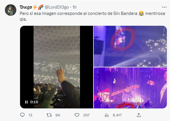 🚨🔴😂😂No puedo creer que Alberto Plaza compartió una foto del concierto de Sin Bandera como si fuera su concierto.