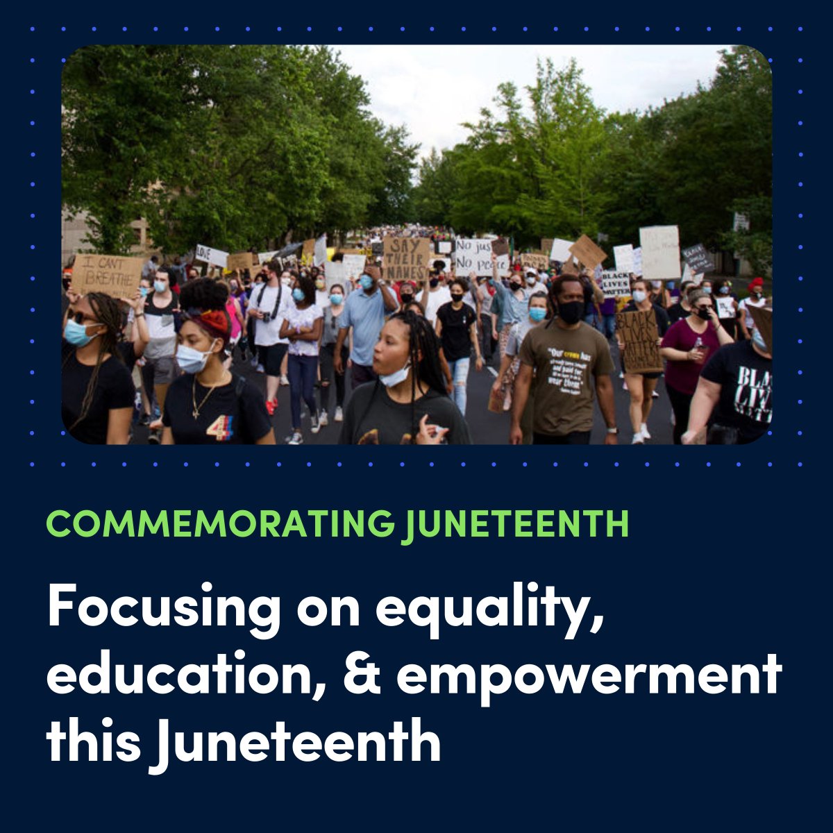 #Juneteenth is a time to educate yourself on the importance of acknowledging the historical and ongoing systemic injustices Black communities face. Read today's inspirational thought leadership piece in collaboration with @GivingGap here: bit.ly/43JPlyc.