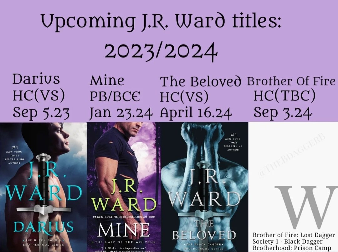Which @JRWard1 title(s) are you most excited for?⚔️ #blackdaggerbrotherhood  preorder here: linktr.ee/thebdaggerb