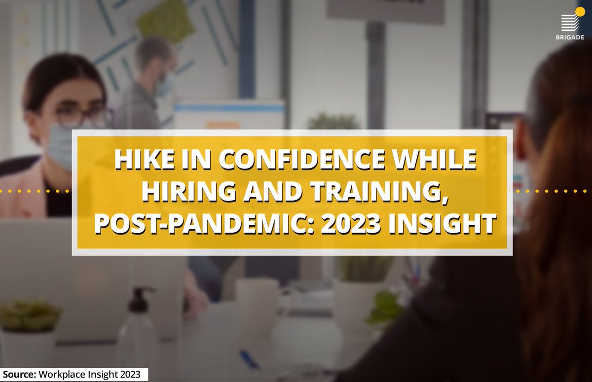BrigadeWrkspace's tweet photo. While the popular belief might be, that working from home is effective, this research suggests that the WFO approach helps employee confidence.
Let us know your thoughts on this!
#WorkspacesbyBrigade #OfficeSpacesbyBrigade #BrigadeGroup #WorkSpace #CommercialRealEstate https://t.co/r1I59KoiHU