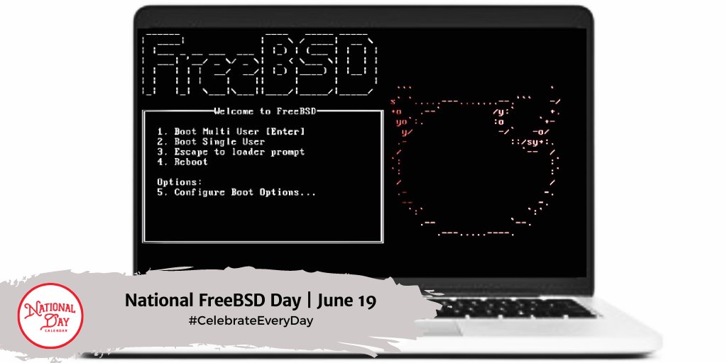 Even if you’re not a programmer it’s still easy to celebrate #FreeBSDDay. Just cue up your latest Netflix binge or load up your favorite PlayStation 5 game and you're using this awesome open-source operating system! nationaldaycalendar.com/national-freeb…