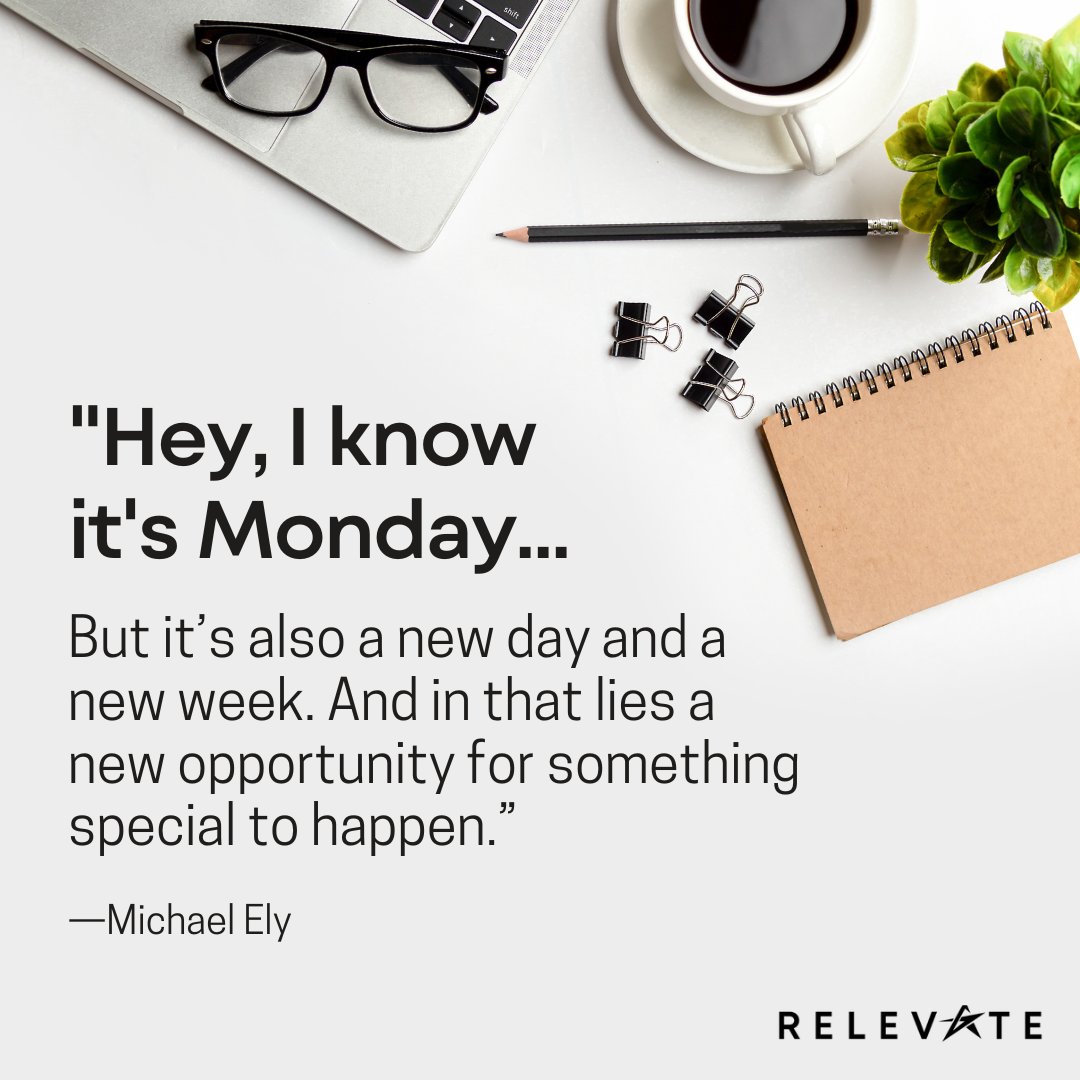 RelevateLife's tweet photo. Monday Motivation!
#motivationalmonday #monday #realestate #raleighrealestate #realtor #realestateagent https://t.co/Svx834JjP8