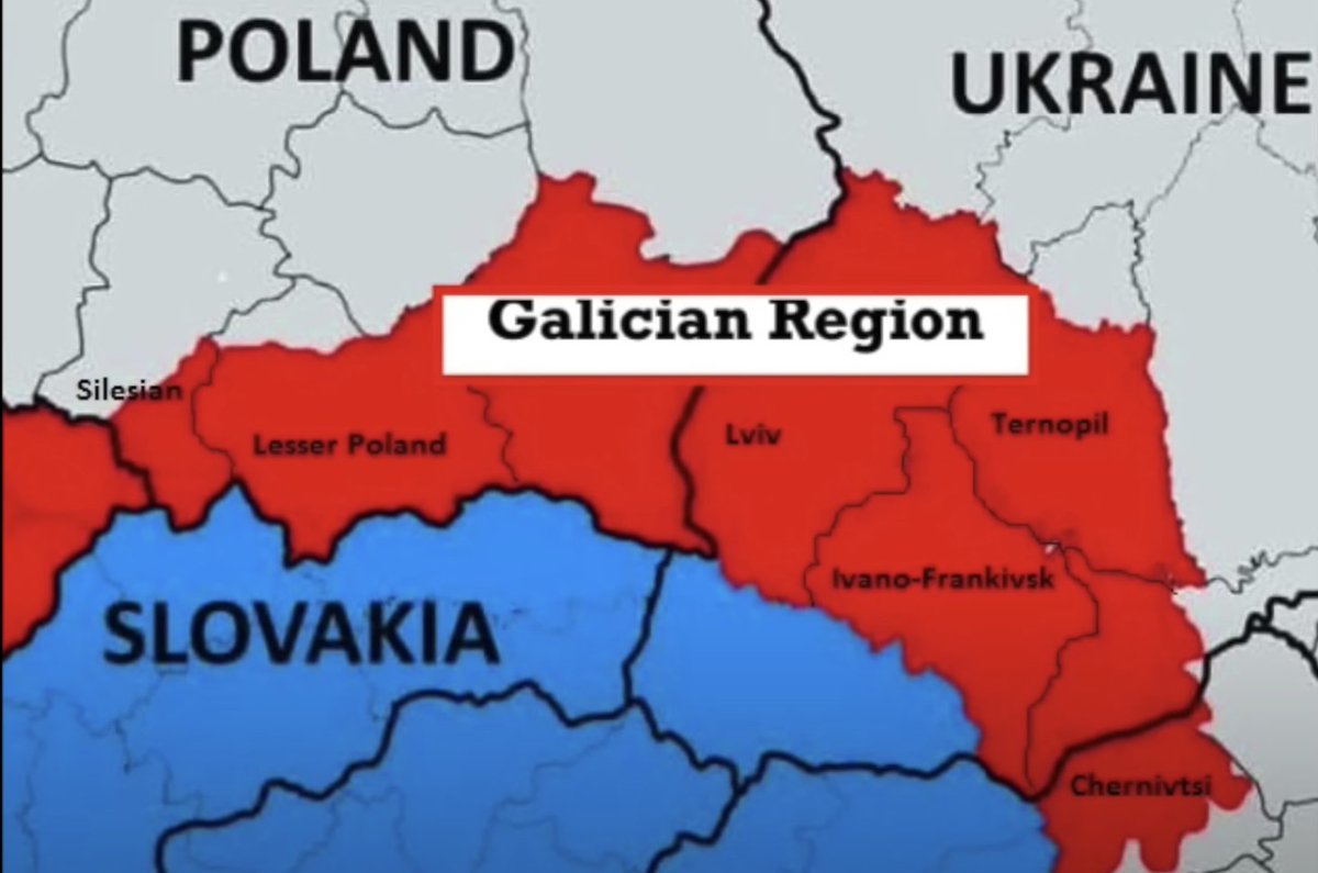 11. Doğu Galicia bölgesi, şu anda Güneydoğu Polonya ve Batı Ukrayna'da bulunmakta olup, çoğunluğu Ukraynalı nüfusa sahipti ve siyasi bağlılıkları iki ana gruba bölünmüştü: