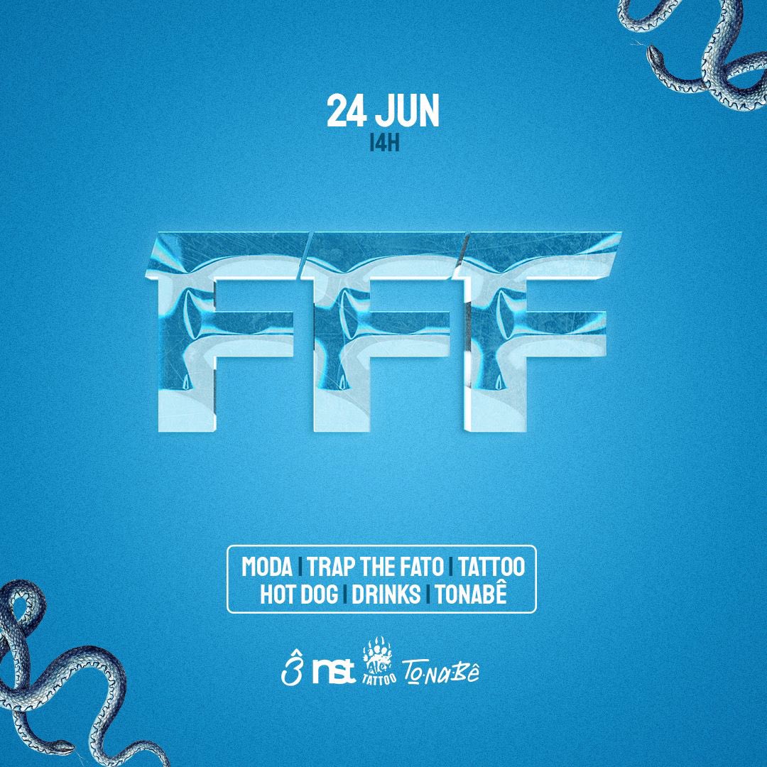 threecompanytt's tweet photo. Dia 24/06 evento em colaboração com NST 🐍✨

📍Rua Ademar de Barros, 2046

Espero vocês 🫵 https://t.co/OVEG3Edzzu