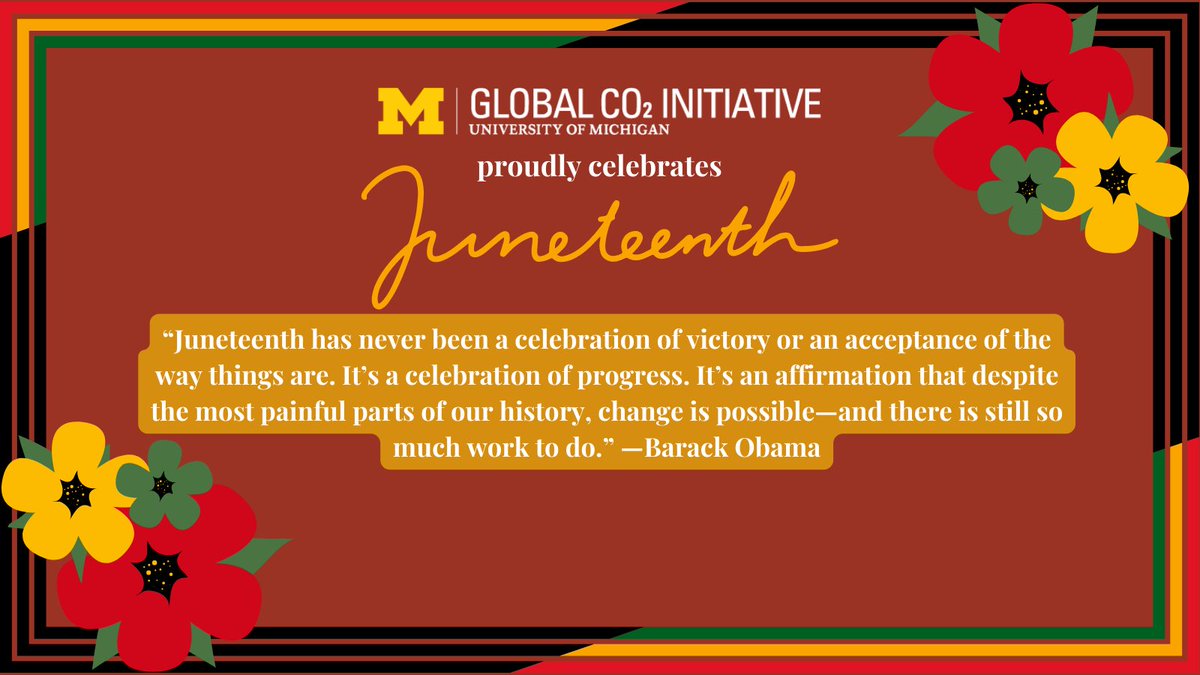 <a href="/reuseco2/">Global CO2 Initiative</a> is proud to recognize and celebrate #Juneteenth. To learn more about the rich history behind this holiday, also called Freedom Day, visit nmaahc.si.edu/juneteenth. 

#Juneteenth2023 #FreedomDay #EmancipationDay