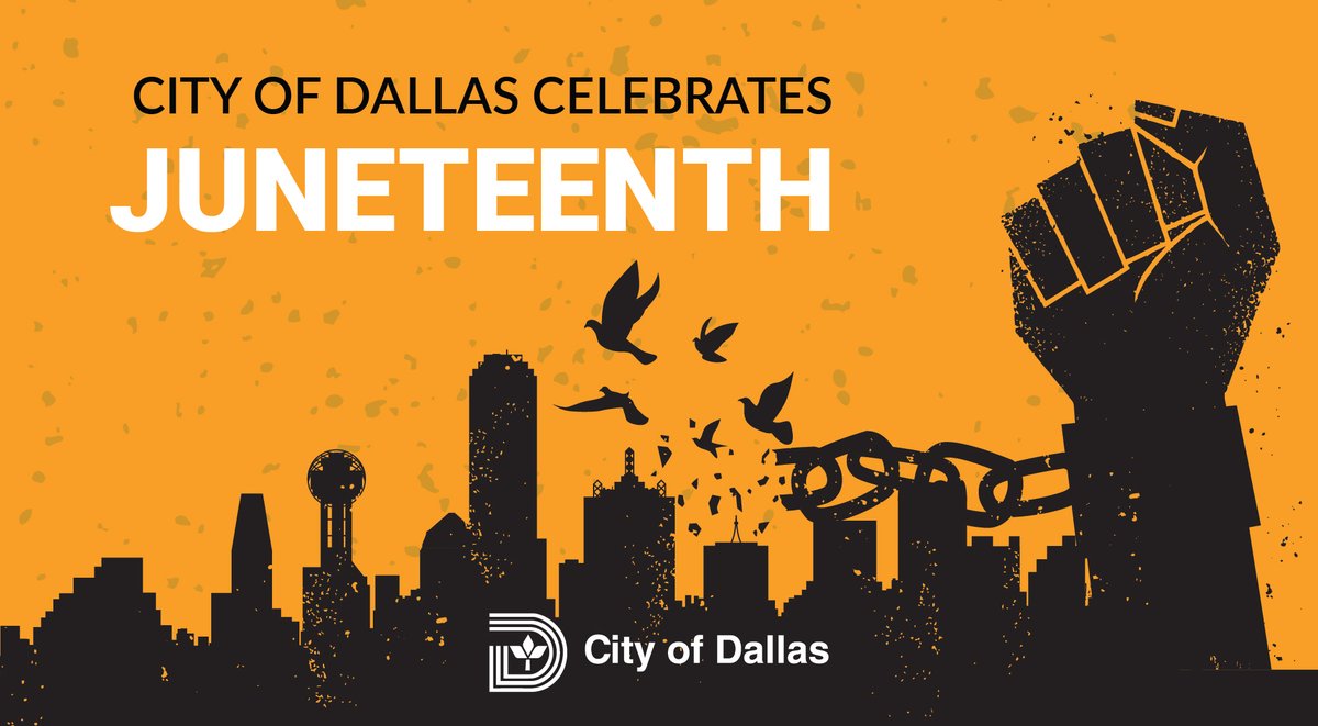 Happy Juneteenth! Today we celebrate freedom. On Wednesday, June 14 the Dallas City Council approved a resolution to raise the Juneteenth flag as the City’s official flag from June 16-20 this year and from June 18-20 in future years.