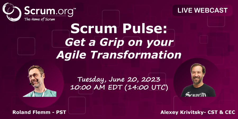 Need to get a grip on your Agile transformation? Register for TOMORROW'S Scrum Pulse to get some tips on how Org Topologies can help! ow.ly/VgWW50OQH68 #scrum #agile #agiletransformation <a href="/roland_flemm/">Roland flemm</a>