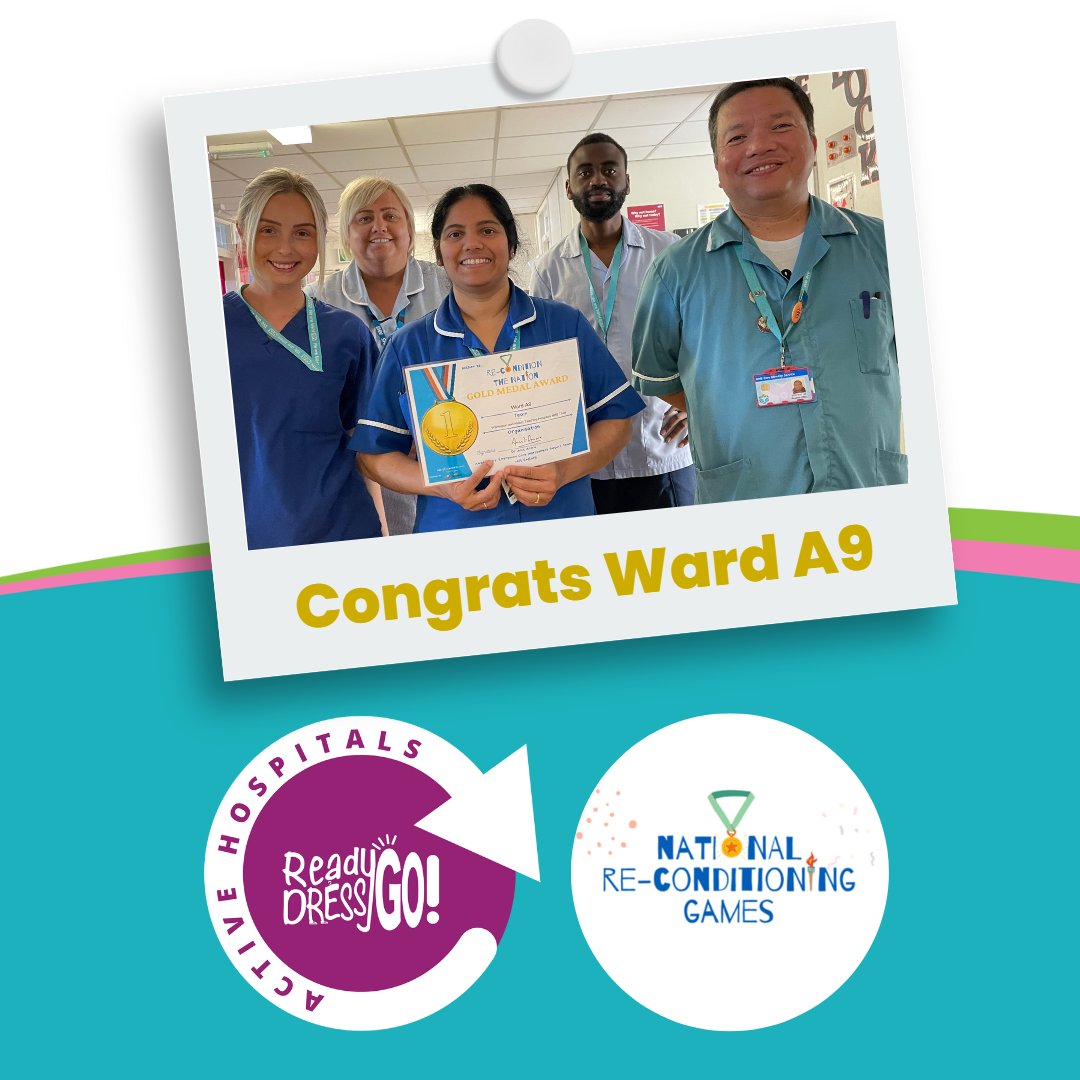🌟Congratulations to all our amazing Wards who have achieved Gold in the <a href="/ReconGamesUK/">ReconditionTheNation</a> 

To focus on delivering Active Hospitals, we have been participating in the ‘National Reconditioning Games’, helping our patients move more and stay active

👉 ow.ly/1qs350LZnhW