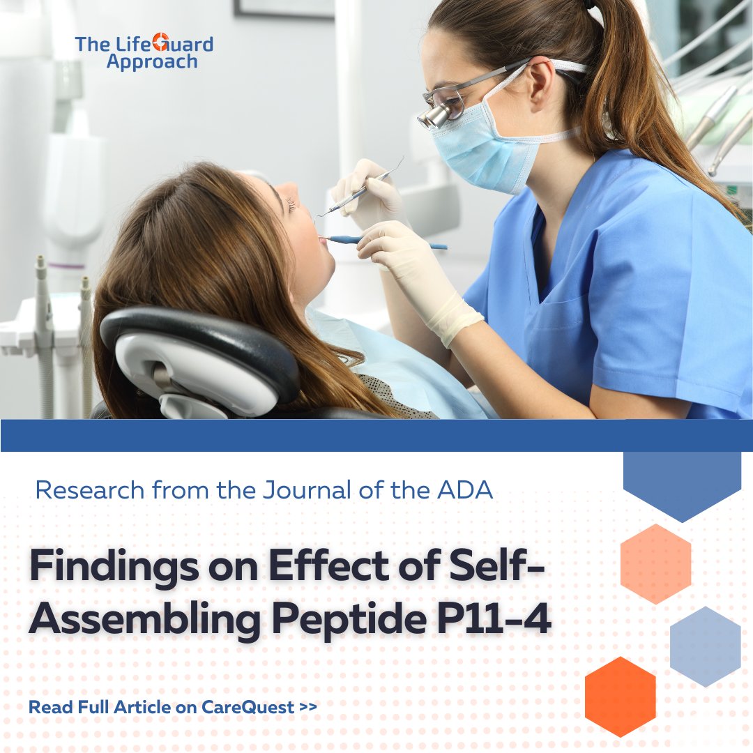 The review assessed whether patients with initial caries lesions treated with P11-4 experienced more caries arrest, less cavitation, or less lesion progression compared to a randomized parallel group.  bit.ly/3NBf5qP

#thelifeguardapproach #ADA #hygienist #monday #health