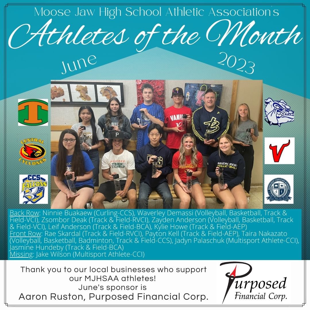 Congratulations to the June Athletes of the Month Zsombor and Rae!