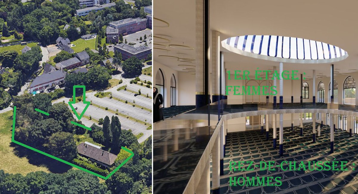 F_Desouche's tweet photo. Rennes : la plus grande mosquée de Bretagne (4000 places, budget 5 M€) ouvrira sur un terrain cédé par la ville. M. Zaïdouni, vice-pdt de l'association ambitionne : "un lieu qui évoquera à la fois l’Islam de l’Andalousie et notre culture bretonne"
https://t.co/tgVadjQVUU https://t.co/LGLd8sZzeG