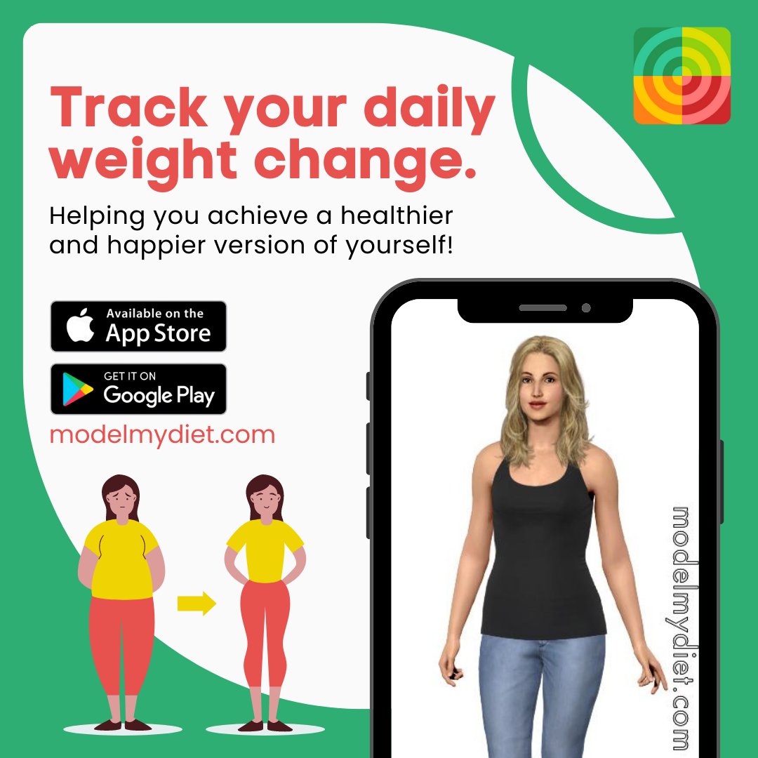 modelmydiet's tweet photo. Take charge of your weight journey, one day at a time! 📊  📈

Track your daily weight change and see the amazing progress you can achieve. 

📲 Download the app now and start your transformation today!

https://t.co/mlHn2UVSsK

#modelmylifestyle https://t.co/5fmob9hH95