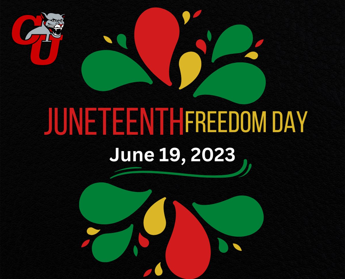 Happy Juneteenth! Today we honor history, remember, reflect and celebrate freedom.

#Juneteenth2023
#RollCougs