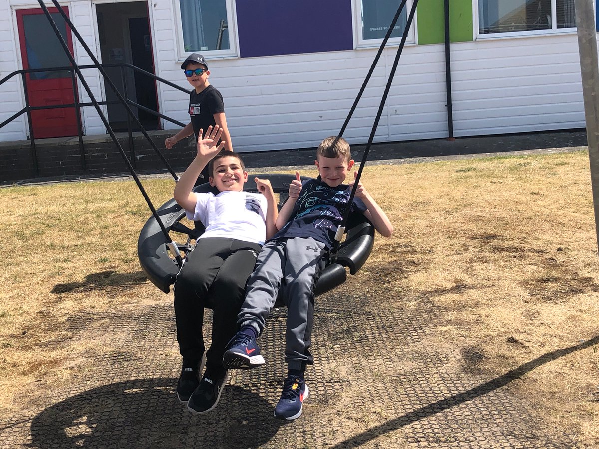 HallPeel's tweet image. We have arrived safe and sound! We’re all unpacked, beds are made and now we’re having some free time in the play area 😀