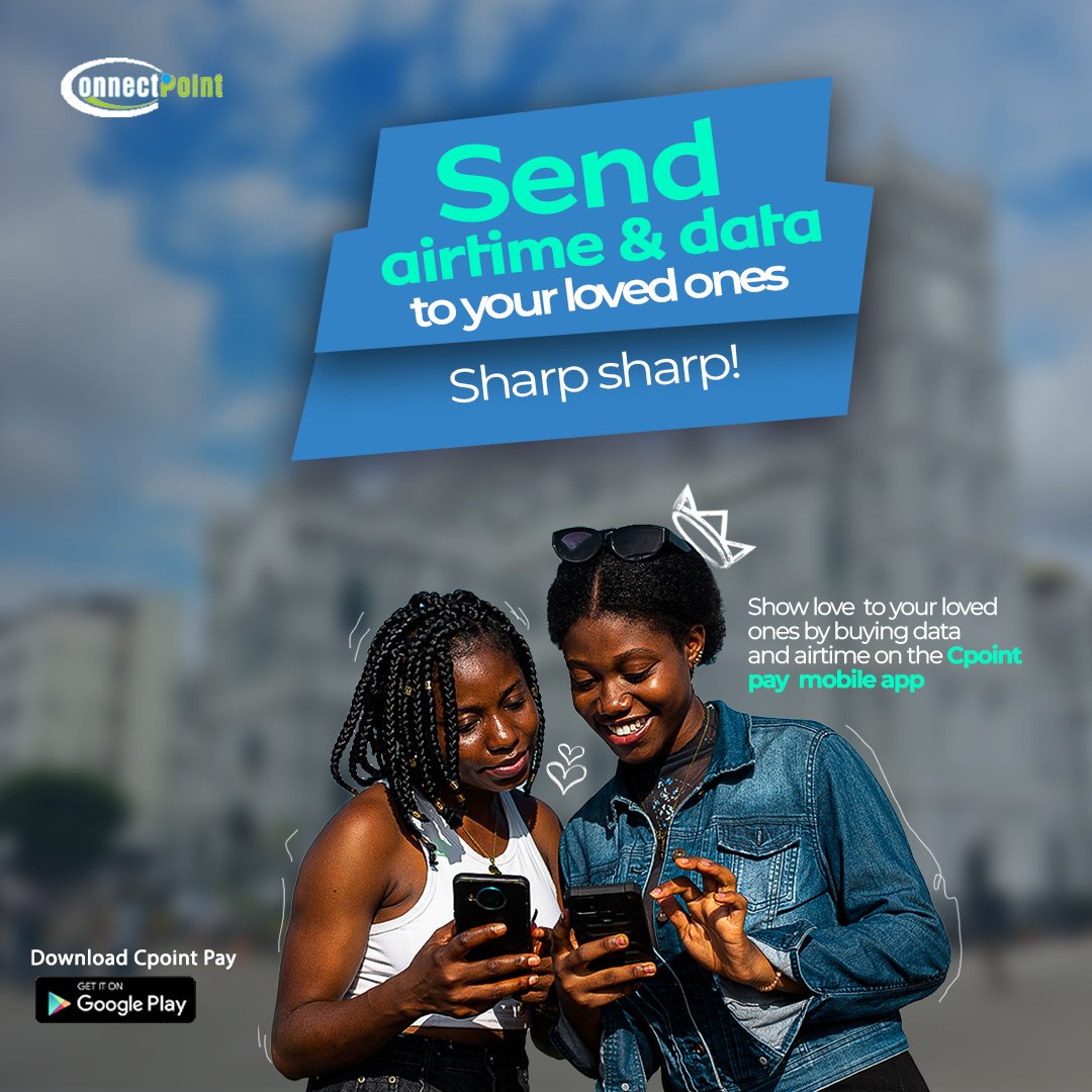 ConnectPoint4's tweet image. Do you have that "Clingy" sibling that calls explicitly you to say "Sub" for me na"🥺 either data or airtime.🤣🤣Just by seeing his/her message you just know "What's up"
Life is more accessible when you use the Cpoint Pay mobile app to send data or Airtime to your Loved ones