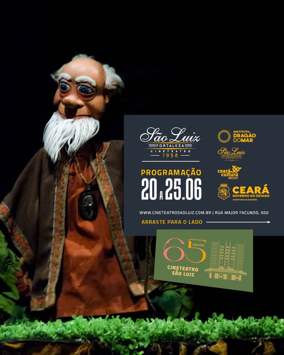 Cineteatro_SL's tweet photo. 🙃 Você já estava esperando esse post, né? Pois cheguei! Confira mais uma semana do Cineteatro São Luiz. A programação é de 20 a 25 de junho. Segue o fio!!
🧶
#SãoLuiz #Cultura #CineteatroSaoLuiz #SaoLuiz2023 #GovernodoCeara #SecultCe https://t.co/UkILIfnwFG