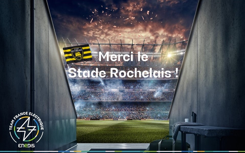 🏉 Merci au @StadeRochelais pour cette incroyable saison 2022-2023 ! Vous nous avez offert une formidable aventure pleine d'émotions. 👏 Nous sommes impatients de vous retrouver pour la prochaine saison et de continuer à vivre ensemble de grands moments sur le terrain #FievreSR