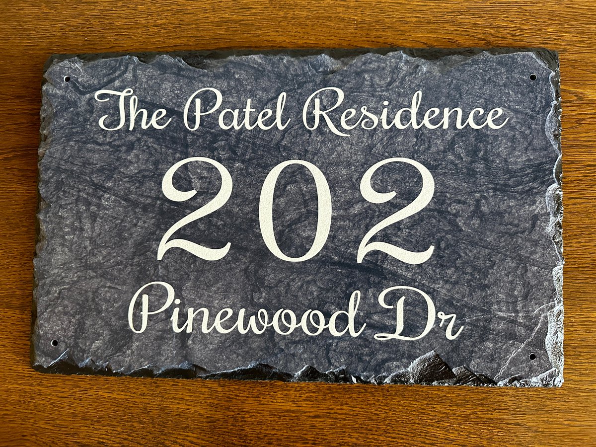 Squirrelink's tweet image. Upgrade your address game with our custom house number plaques. Stand out in the neighborhood #AddressPlaque #UniqueDesign