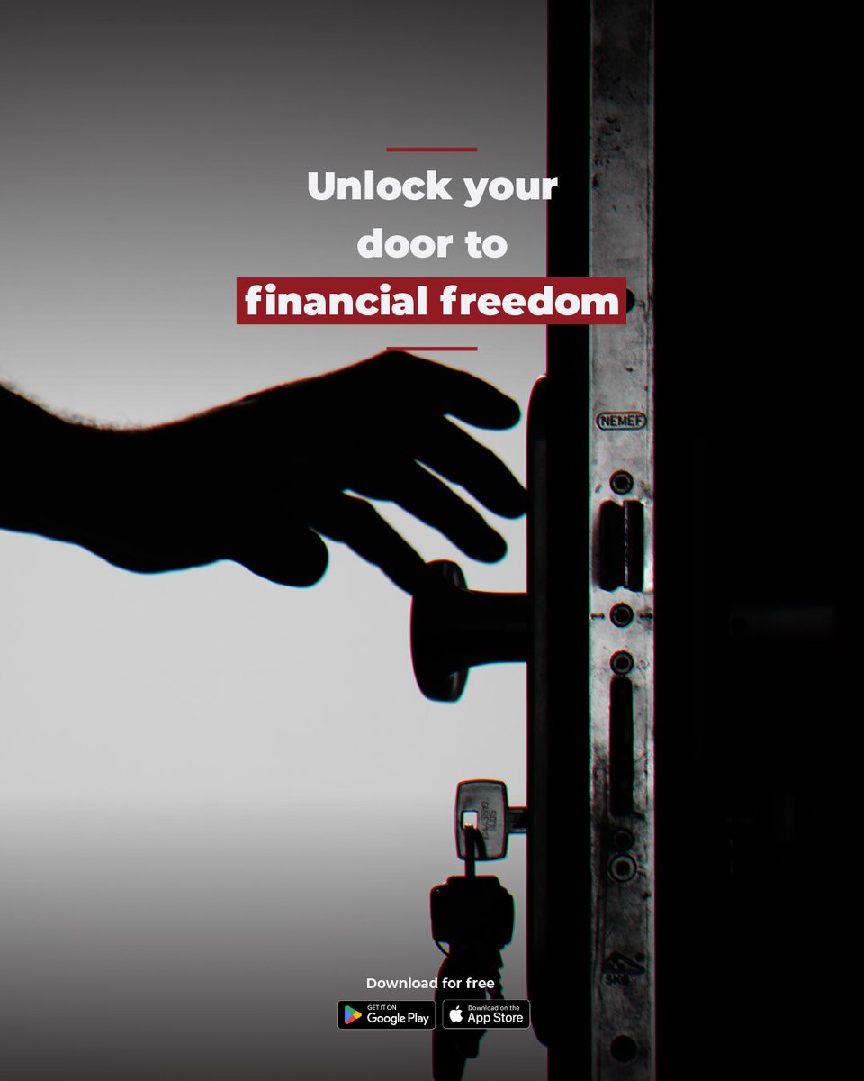 investwithplus's tweet image. Unlock the door to financial freedom with the perfect key. The key to financial freedom lies within your grasp. Make wise decisions, invest strategically, and watch your wealth grow.
#InvestWithPlus #InvestToday #investmentapp #investments