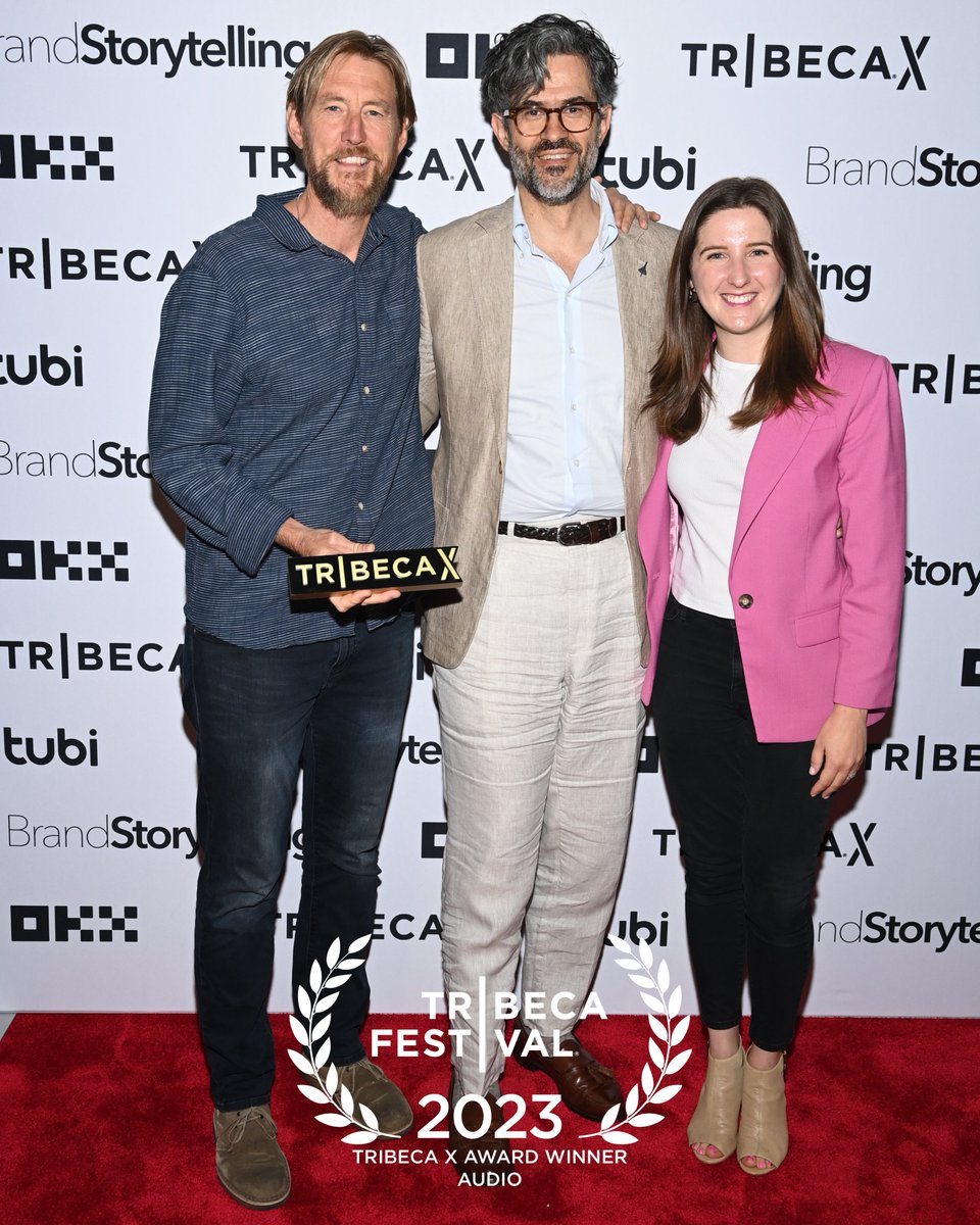 We are so proud of our team & our incredible client @Atlassian for taking home the gold in audio at @Tribeca X for the latest season of Teamistry. 

Tribeca X celebrates brand-funded content that tells real stories demonstrating brand values & mission– not ads. Congrats team!