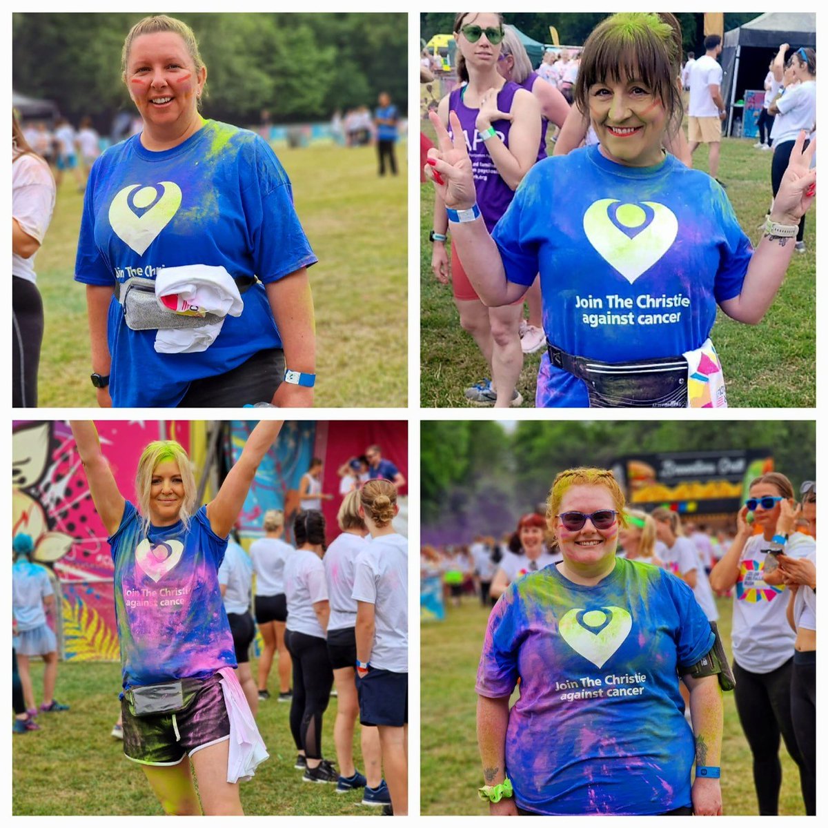 We’re very proud to say, our team has raised £1,052 in total for <a href="/TheChristie/">The Christie Charity</a>! ❤️

To round off a fabulous few days of fund raising, they took part in a Colour Obstacle Rush on Saturday! 👭

Thank you to everyone who donated! 👏