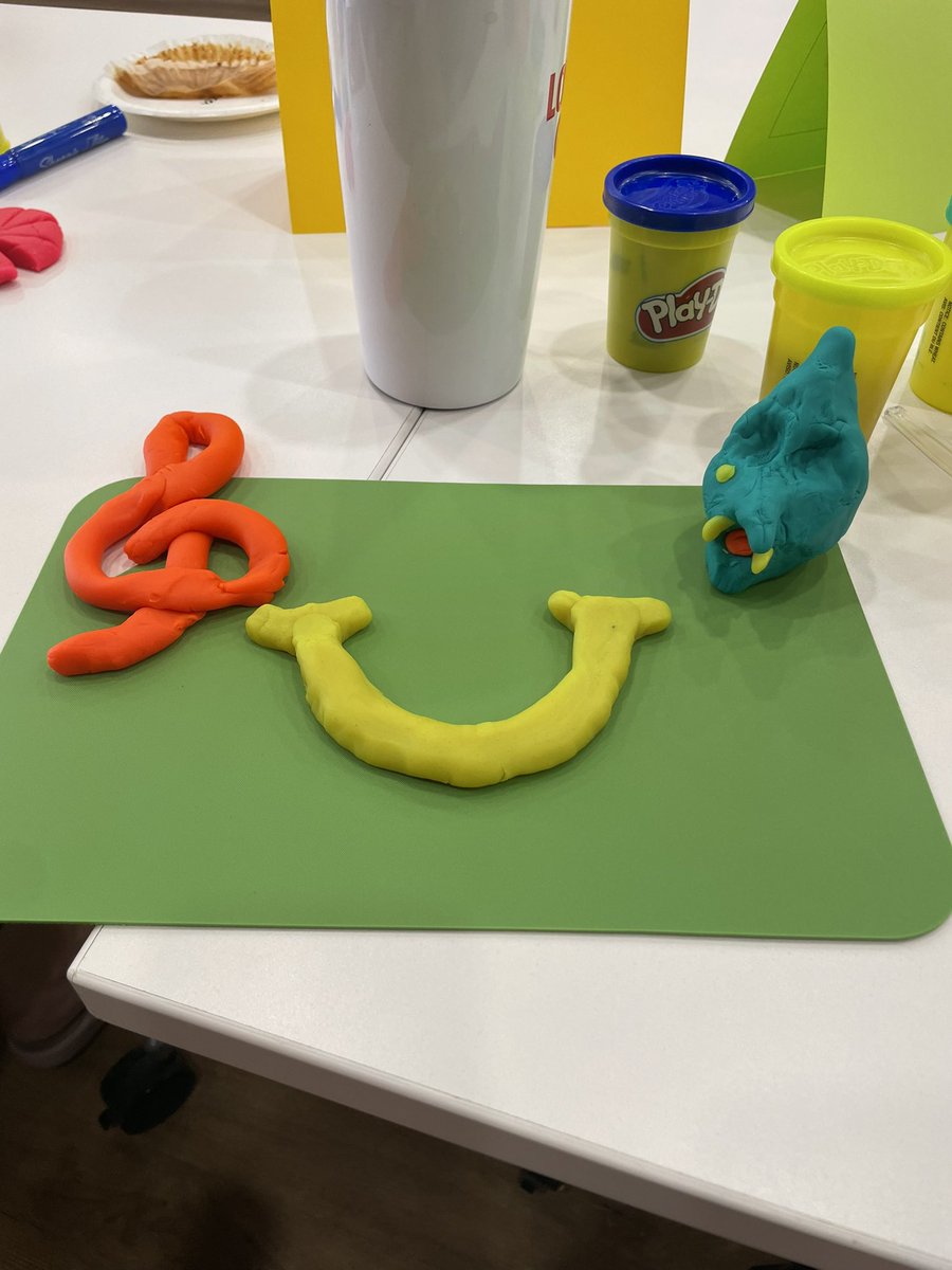 Team building with PlayDoh, what a great way to spend a Monday #loyalistcollege #CCLAE