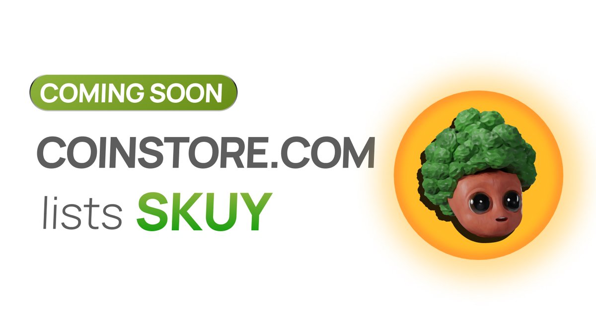 🚀NEW TOKEN COMING SOON TO COINSTORE  
Welcome @sekuyaofficial $SKUY coming.   

👀Watch this space to learn more about the project👇👇👇  

🌏 Website: sekuya.io
🗣️ Telegram: t.me/sekuyaofficial

#Coinstore #SKUY #Crypto