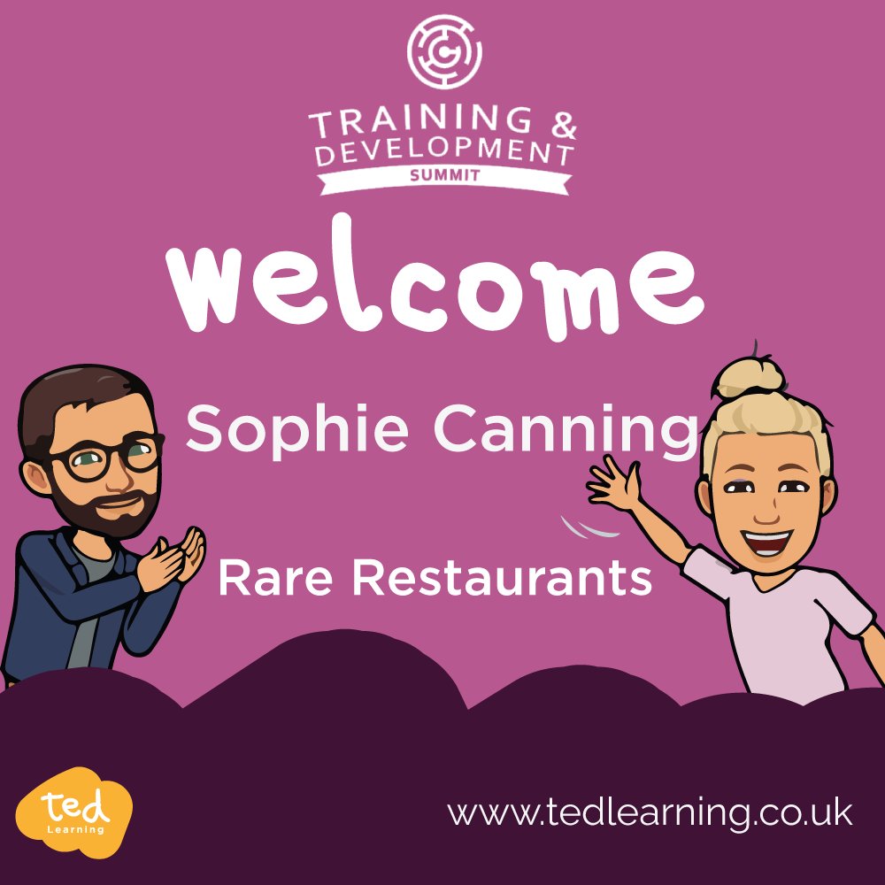 TedLearning1's tweet photo. A big welcome to Sophie Canning, Head of Talent and Development  https://t.co/SnNqdkJ7Ot  at Rare Restaurants  #FETrainingSummit #tedlearning https://t.co/GywGvKYIle