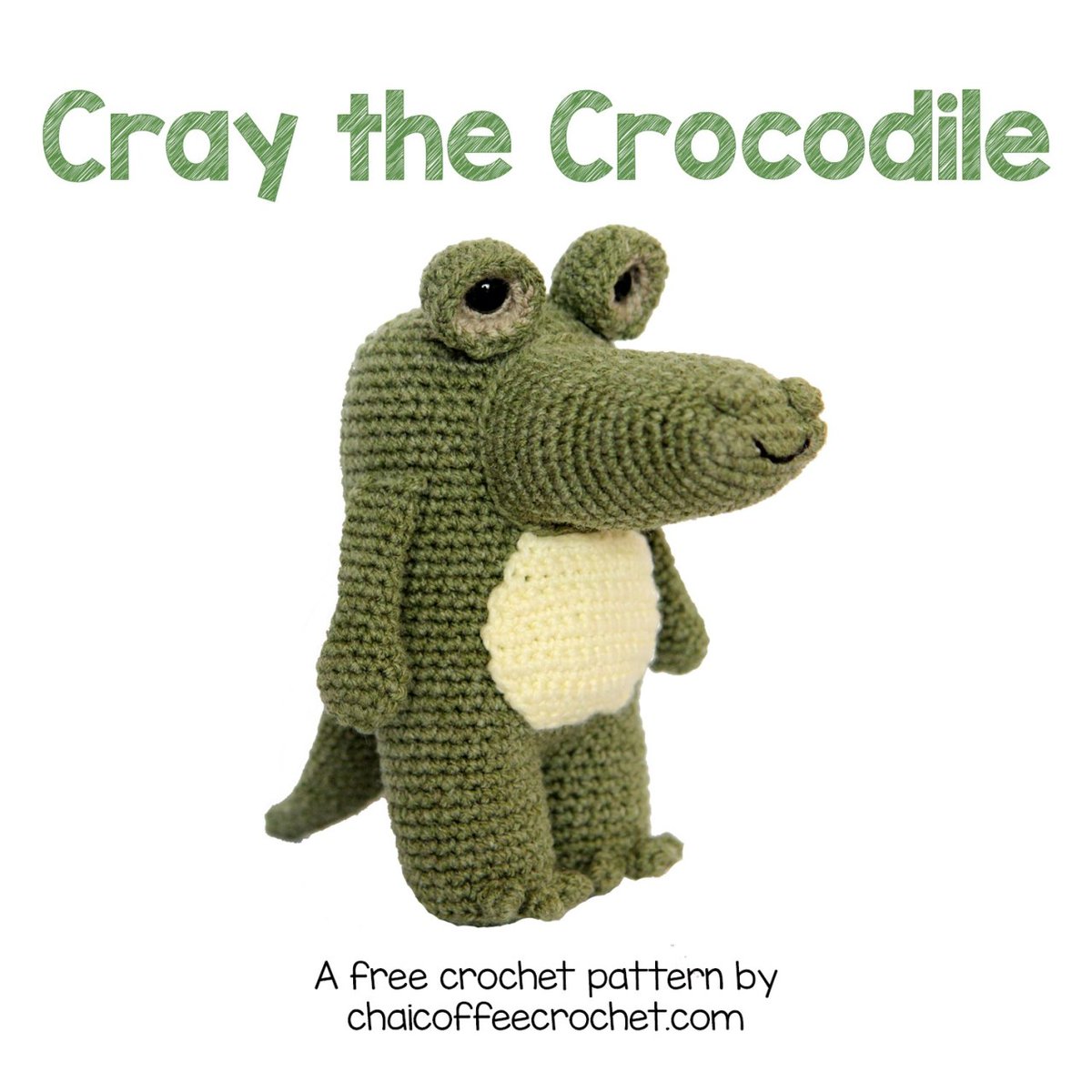 #Crochet the Cray the Crochet Crocodile! crochetpatternsgalore.com/cray-the-croch… #crochetpattern #freepattern #crocheting