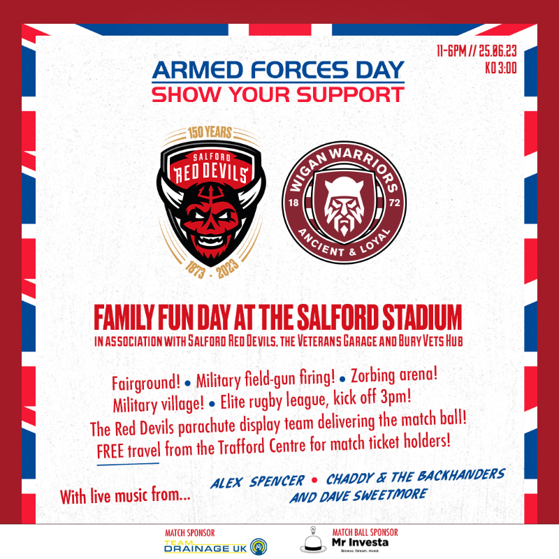 SalfordDevils's tweet photo. 🎟️ There is still time for uniformed youth groups to access 𝗳𝗿𝗲𝗲 tickets in our East Community Stand!

For every ten kids, one adult also goes free, with any additional adults able to access the £5 ticket price band! 👇