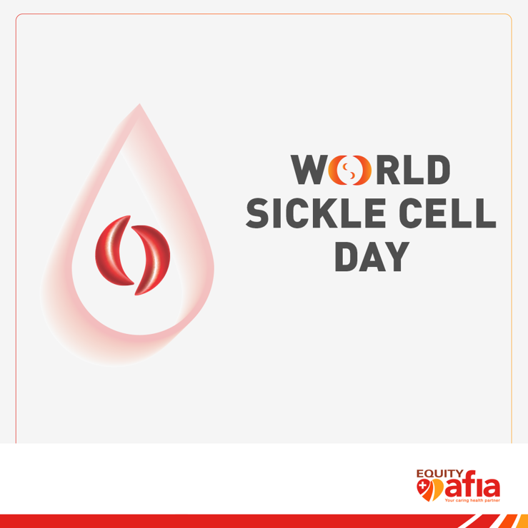 This #WorldSickleCellDay we join the rest of the world in raising awareness about sickle cell disease. If you live in a high prevalence area, know your status, and empower yourself with knowledge. Together, we can make a difference.