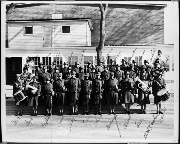 The 404th Armed Service Forces band was the first (and only) African-American female band in U.S. military history.  It was formed because black women were not allowed to join the segregated WAC band at Fort Des Moines, Iowa. #militarymonday #wvhp #uncg