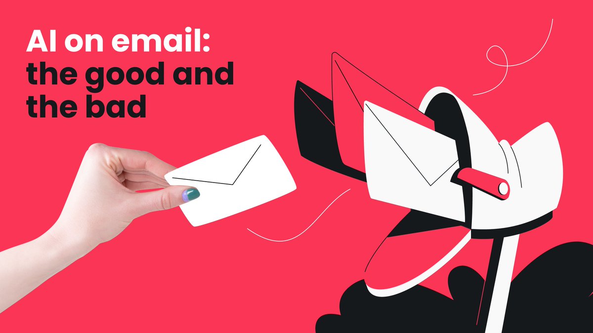 Let's talk about the good and the bad of AI in email 📧🦾 
😇 AI can give summaries of long email threads and flag unusual patterns in emails or metadata;
😈  It may bring a flood of AI-generated phishing attacks.
What are your thoughts? Let us know!