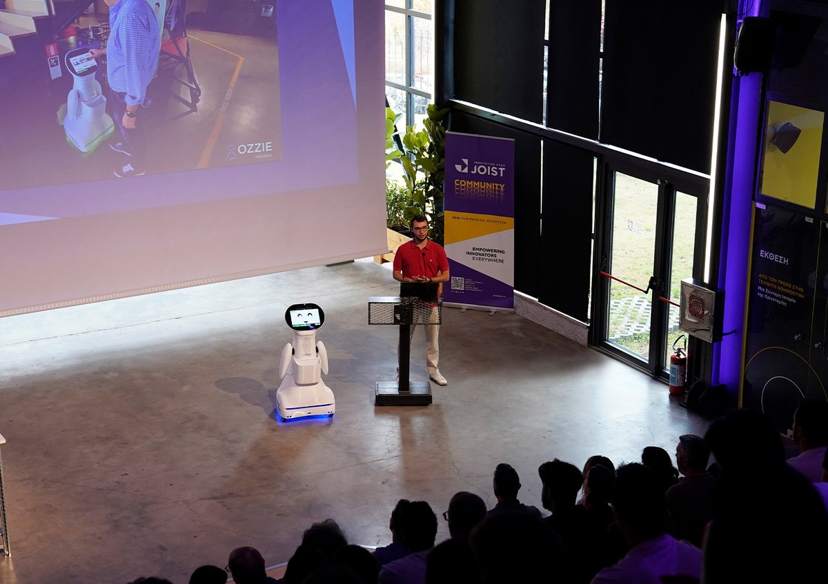 joistpark's tweet photo. 🟪📸🦾Moments from the #RoboticsWorkshop at #JOIST #InnovationPark!
The #openworkshop, co-organized by #I4byDesign Competence Center & JOIST, was a great success highlighting the need to integrate #innovation into #businesses.
🔗View the upcoming events: https://t.co/fRdWhz6OAy https://t.co/P2klyodcY3