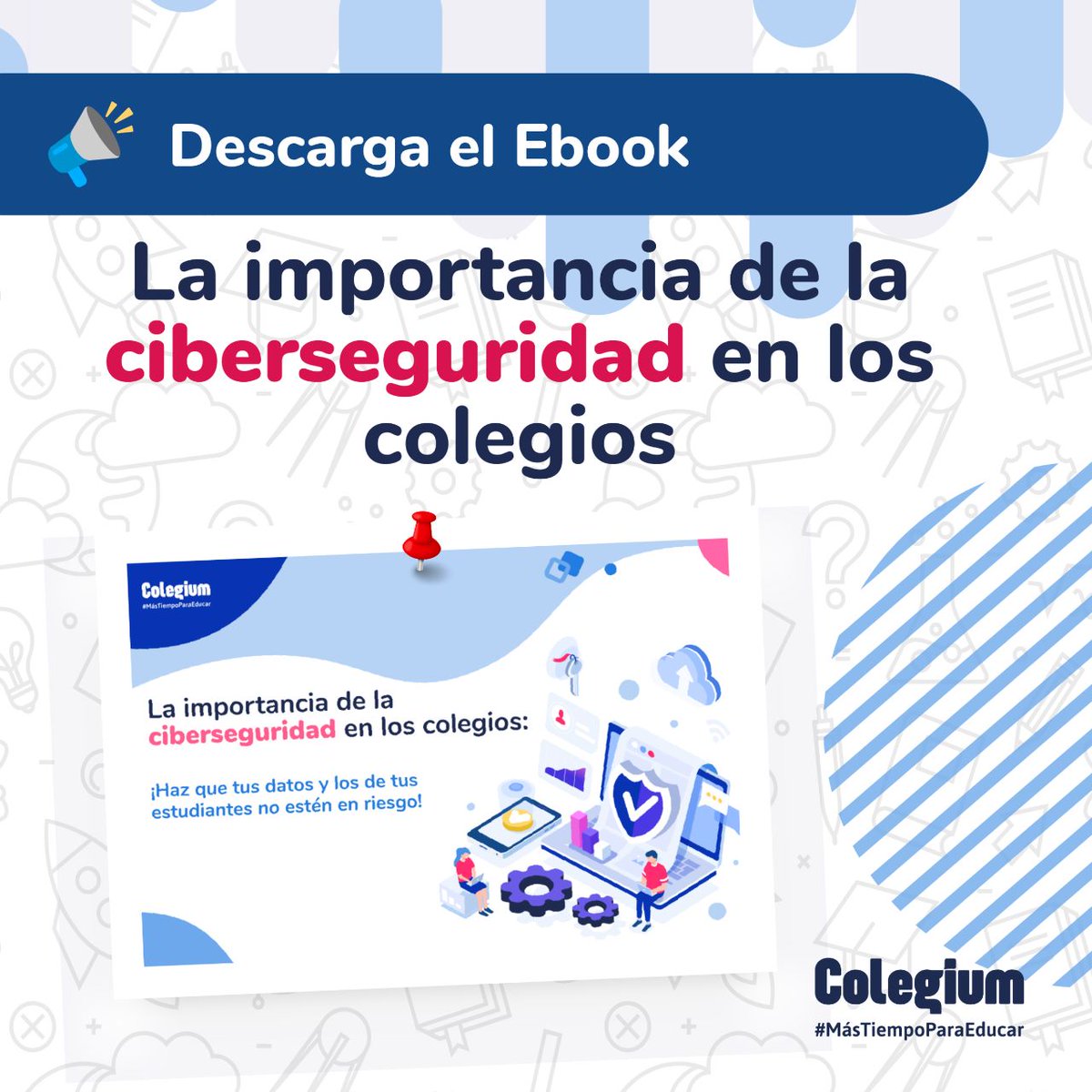 🏫Durante el 2020 hasta ahora, el sector educativo se enfrentó al mayor nivel de ataques de ransomware, con un 44% de las instituciones atacadas. 🤯

No esperes más y descarga esta guía aquí: colegium.com/ebooks/Ciberse…

#ciberseguridad #ebook #ransomware