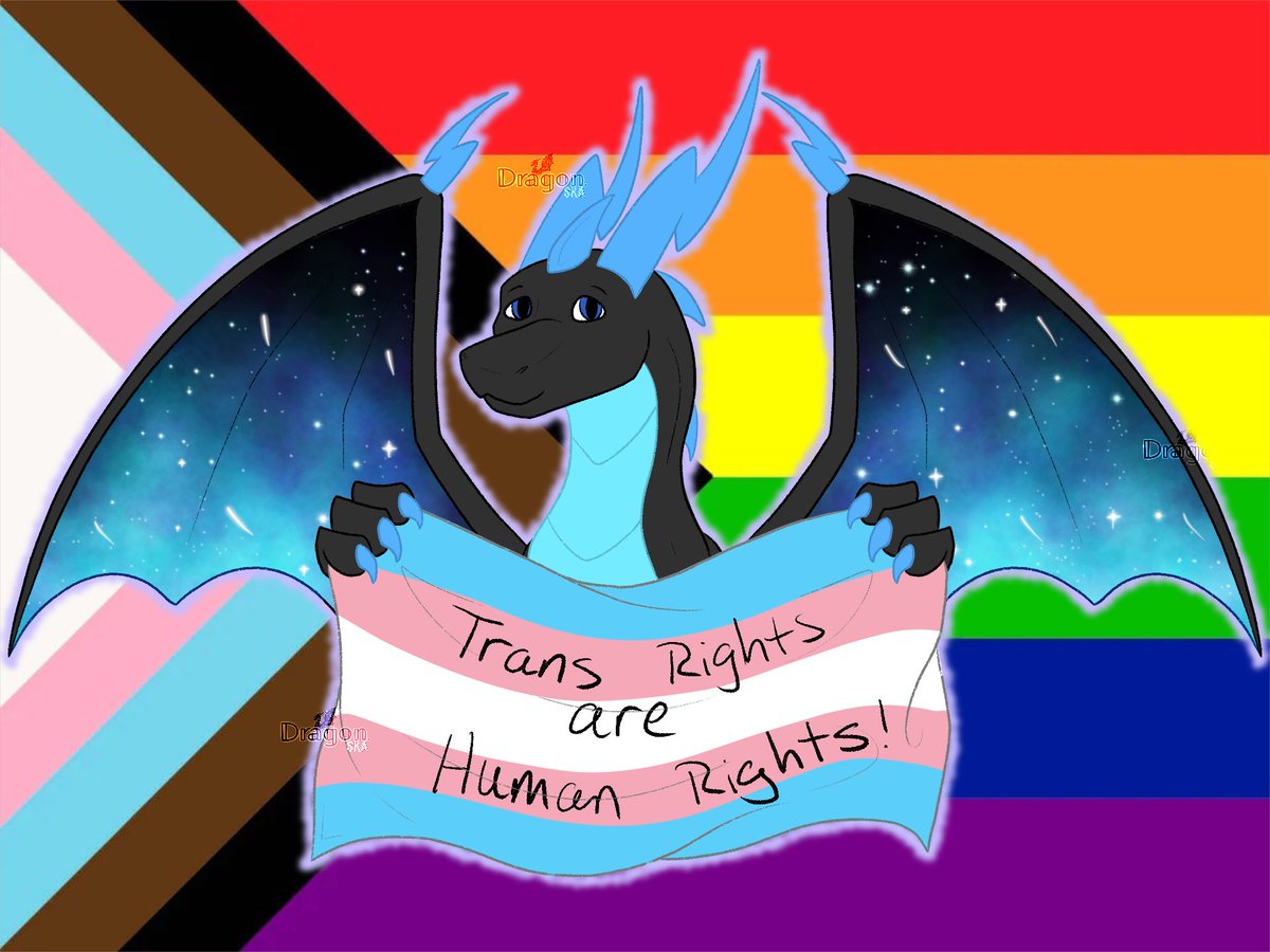 My dragonsona says trans rights!!
Respect my trans homies or i’m coming for your kneecaps 🙂
<>
#lgbt #lgbtqia #transgenderflag #transflag #TransRightsAreHumanRights #supporttranspeople #transpride #pride #pridemonth