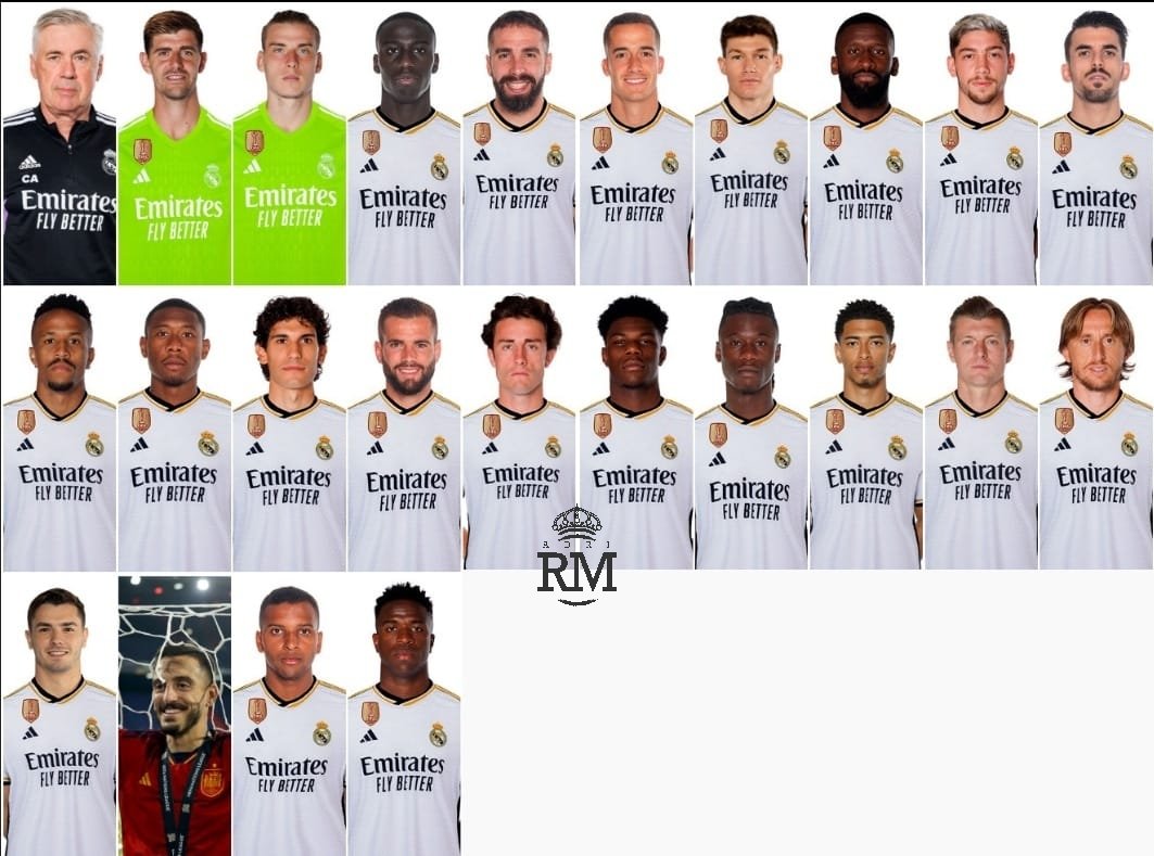 Alineacion real madrid 23/24