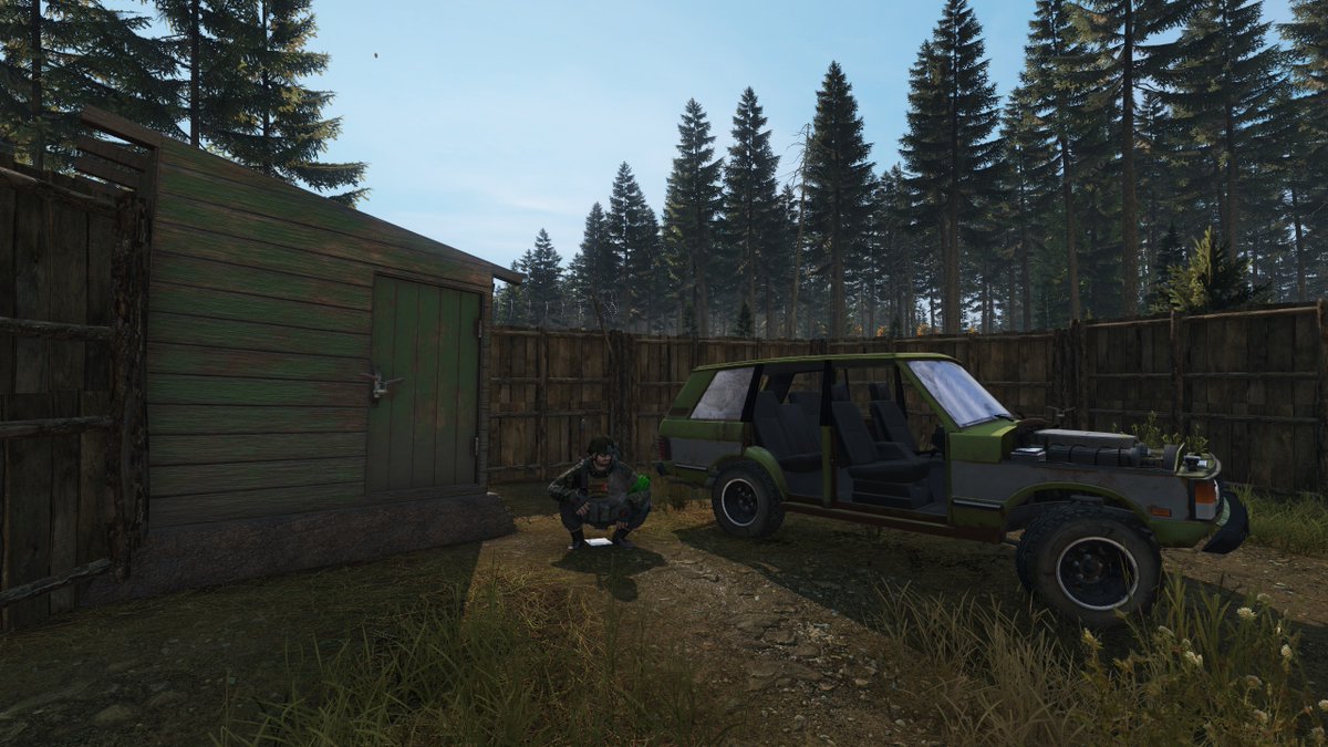 GibsAndPieces's tweet photo. Really enjoyed the Borealis server that @3RNO &amp; Crew has been working on!

Really brings back the old Arma 2 DayZ Origins Mod feels and has some great tweaks &amp; changes that adds to the vanilla experience

Me &amp; @TheJezargh got our outdoor toilet built, no more nature poos! https://t.co/AJfNRAObkz