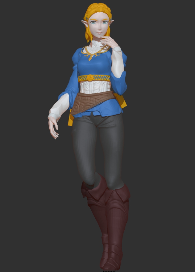 若干すすみました。ちょっとづつ部品を足してきます
#zbrush