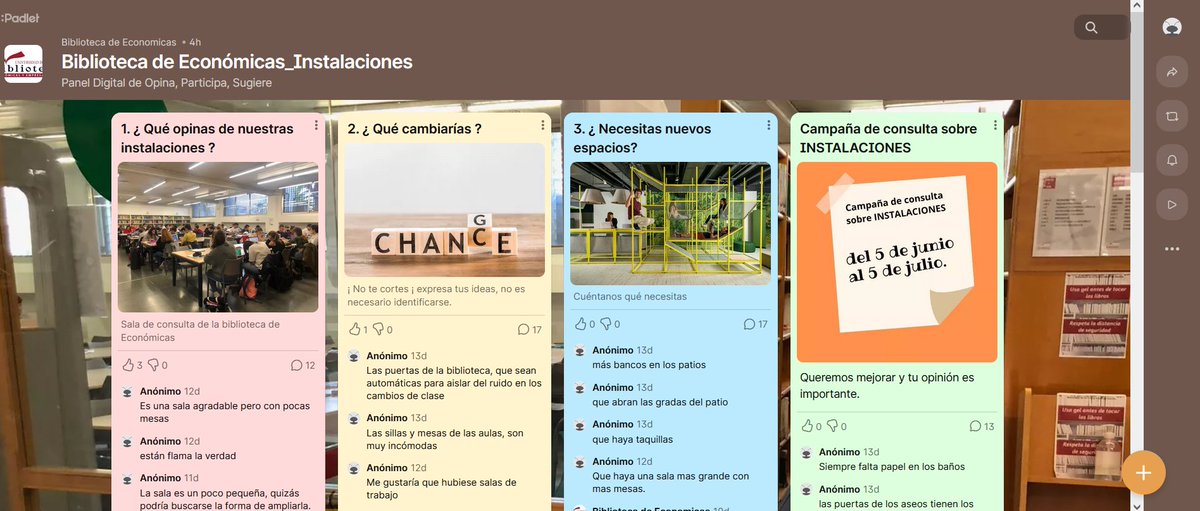 La <a href="/Biblioteca_US/">Biblioteca US</a> necesita tu ayuda, rellena la encuesta sobre las instalaciones de la biblioteca universitaria a la que sueles acudir✍️Nosotros queremos saber tu opinión 
bib.us.es/economicas/ <a href="/twitCADUS/">Consejo de Alumnos US</a>
 <a href="/alternativaftf/">Delegación FTF</a> <a href="/alumdereUS/">Delegación de Alumnos de Derecho US</a> <a href="/DelegacionFcom/">Delegación Fcom</a> <a href="/DelegFCT/">Delegación FCT</a> <a href="/FceyeUs/">Facultad Económicas y Empresariales Univ. Sevilla</a>