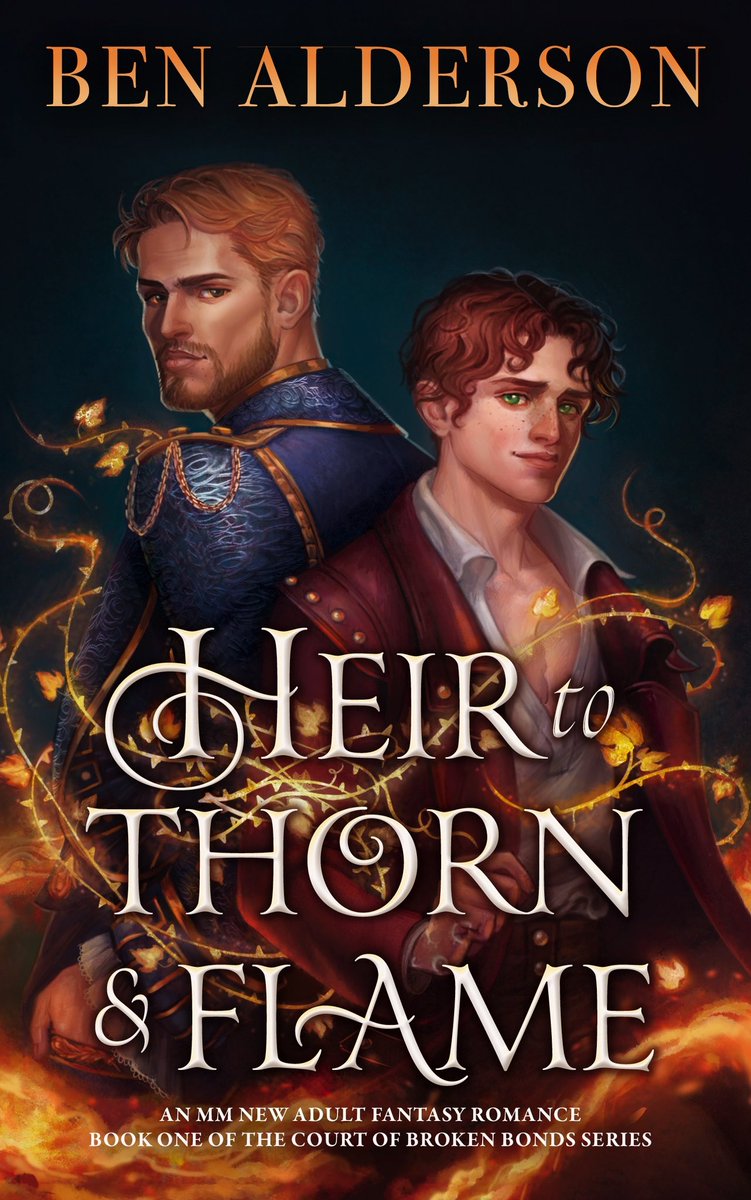 Introducing you to Maximus Oaken, the little gay mage who finds himself having to pretend to be the heir to a Kingdom to save his family… until a ruthless prince AND a dragon riding spy enters the fray! 🏳️‍🌈👑⚡️🐉

Pre-order Heir to Thorn and Flame here: geni.us/B0C823KWLCcover