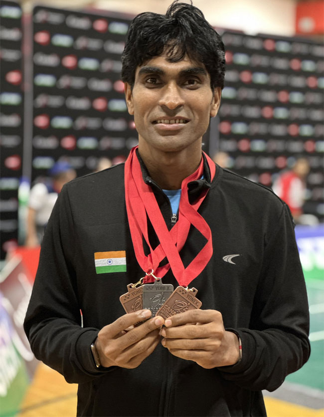 #PramodBhagat grabs a silver and two bronze medals in Canada Para-Badminton International 

Read: toi.in/lj3wxb27/a24gk 

#ParaBadminton