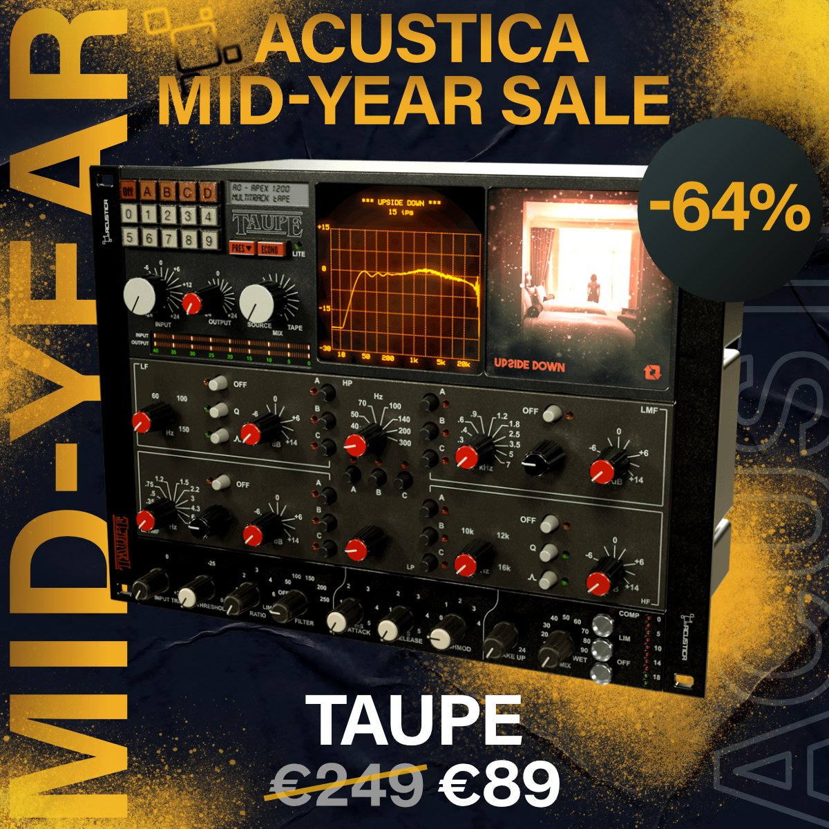 AcusticaAudio's tweet photo. 📼 Taupe: The King of Tape machines emulations! 

Step into a timeless realm of vintage warmth and analog magic with Taupe.

Explore Taupe and Grab the 64% Off Mid-Year Sale Deal Today!
https://t.co/OaPUhCAlbC

#acusticaaudio #tapemachine #plugindeals #mixing #mastering https://t.co/NxmzUuGF1J