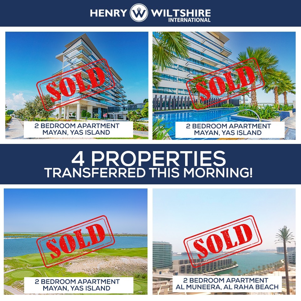 Happy Monday!
Looking for the best property option for your preference?

Call the no. 1 international estate agency in Abu Dhabi on 📲 +971 56 484 3380.

#800HENRY #HenryWiltshire #ClosedDeal #AlRahaBeach #AlMuneera #YasIsland #Mayan #MayanYasIsland #RealEstate #AwardWinners #UAE