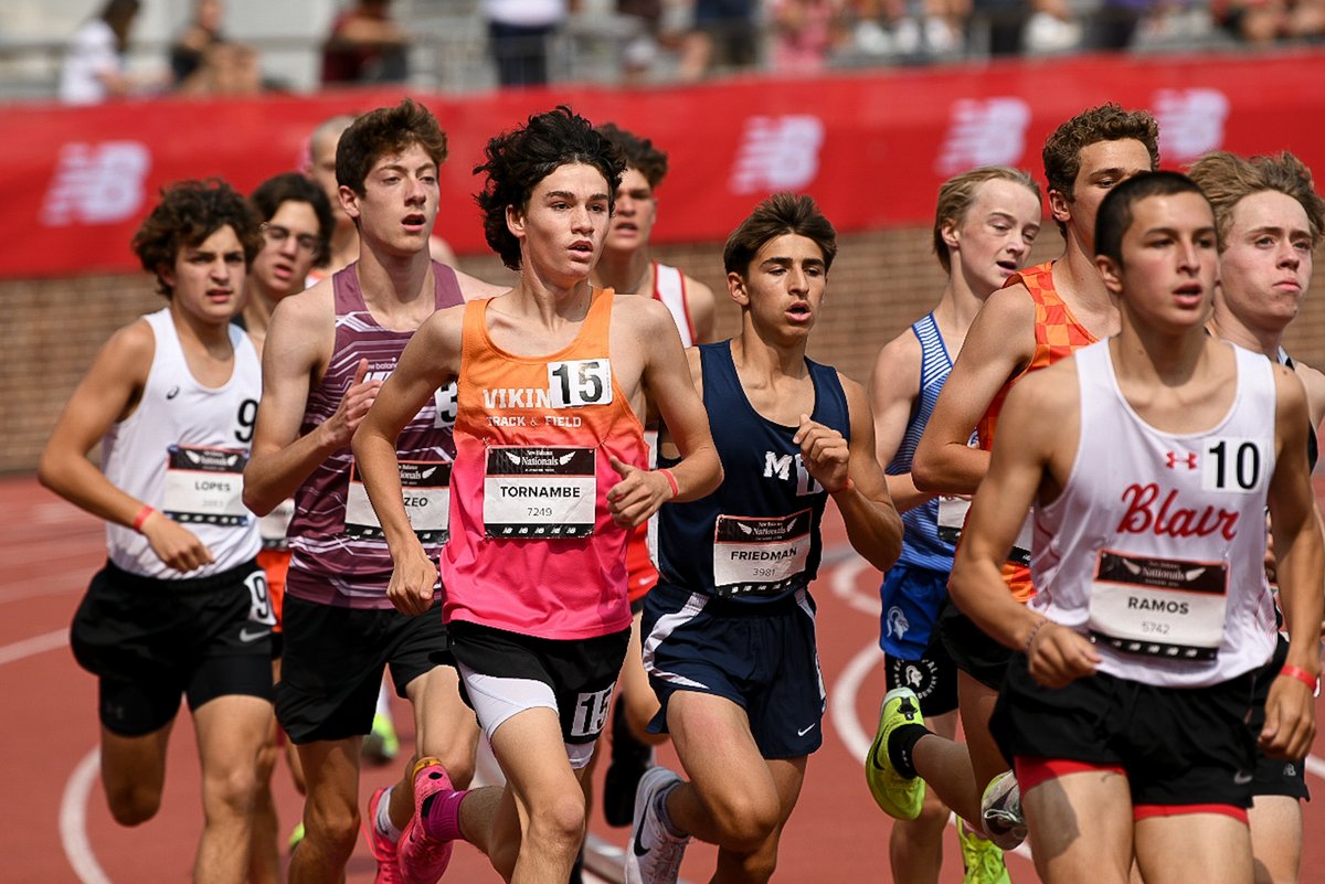 Viking Nation. Congratulations to Anthony Tornambe, who competed Friday in the Freshmen Mile at New Balance Nationals Outdoor, held at U. Penn's historic Franklin Field! Anthony ran a tough race to finish out his track season. #VikingPride
