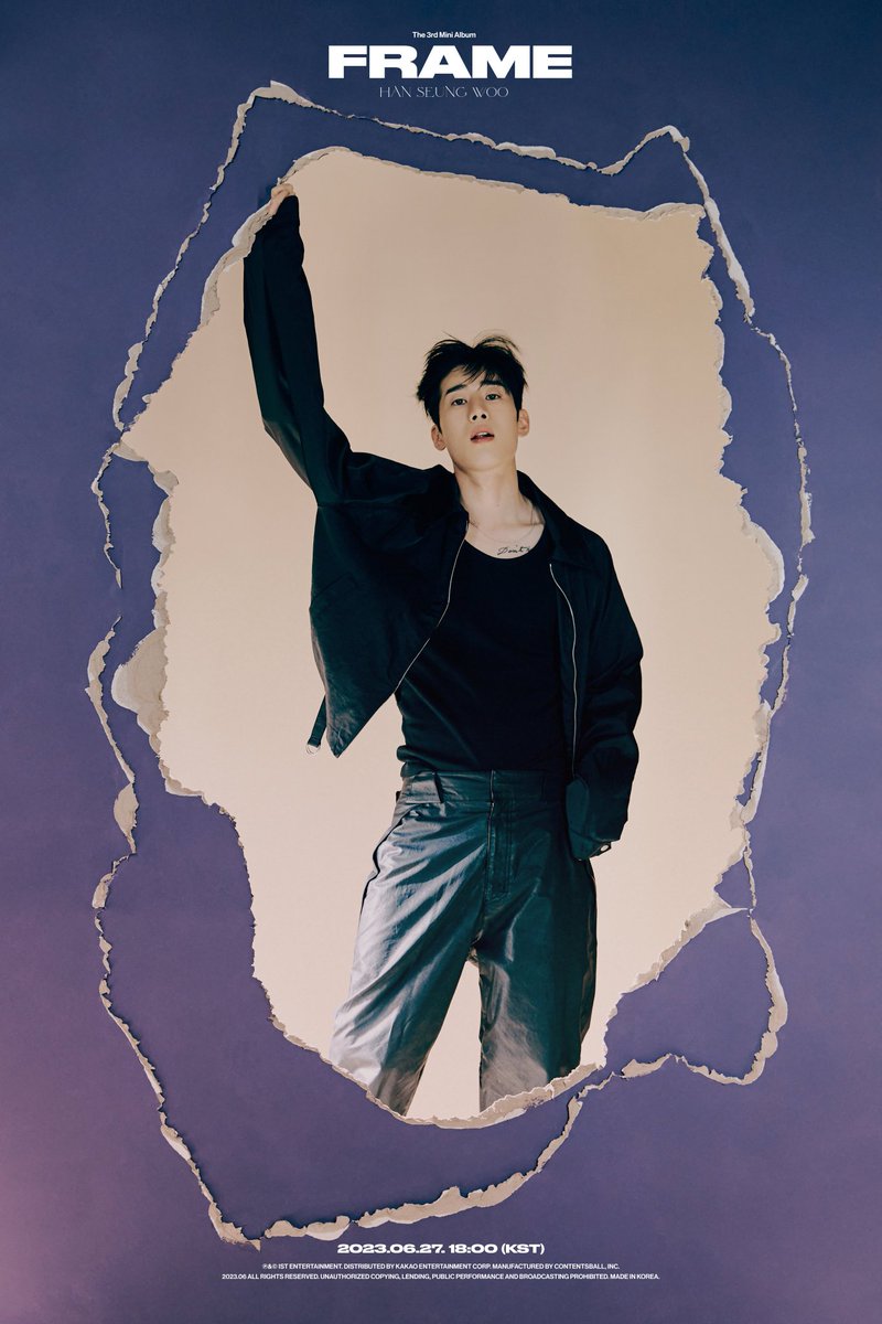 VictonFR's tweet photo. HAN SEUNGWOO 3rd Mini Album 'FRAME'
Concept photo version #Third_FRAME
27/06/2023 - 11h
#HANSEUNGWOO #FRAME #Dive_Into
1/2 https://t.co/zUMFMSjhJ2