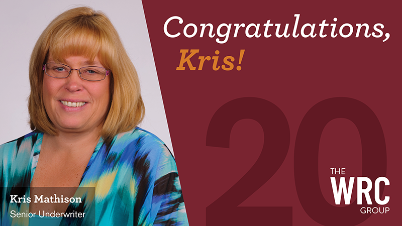 thewrcgroup's tweet photo. Congratulations to 1st Auto Senior Underwriter Kris Mathison on her 20th anniversary! Kris’ consistent approach and clear explanations make her an invaluable resource for our agents. Thanks for all your hard work, Kris! #workiversary #thankyou https://t.co/CpkgWECUxA