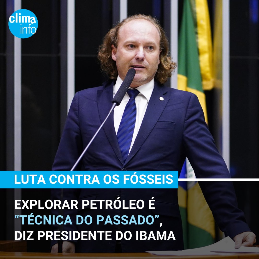 “Nas últimas semanas, as pessoas só me perguntam de petróleo. Mas estou licenciando 300 projetos de eólica offshore e ninguém me pergunta sobre isso. Isso é olhar pra frente", afirma (<a href="/rodrigoagost/">Rodrigo Agostinho</a>).

climainfo.org.br/2023/06/19/exp…