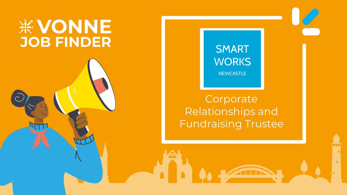 Corporate Relationships and Fundraising Trustee, @SmartWorksNCL 

vonne.org.uk/vonne-jobs-det…

#CharityJobs #CharityTrustees #NorthEastJobs #NorthEastHour