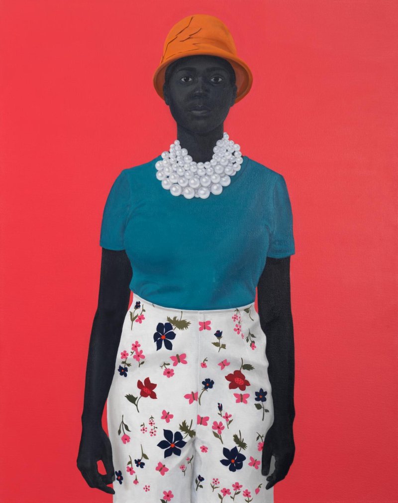 Celebrate Juneteenth and drop in today between 11 a.m. - 3 p.m. for a special docent spotlight. Learn more about 'She had an inside and an outside now and suddenly she knew not how to mix them.' by Amy Sherald the artist who created @MichelleObama's official portrait.